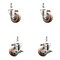 Service Caster 3.5 Inch 316SS High Temp Glass Filled Nylon 3/8 Inch Stem Caster Brake SCC, 2PK SS316TS20S3514-GFNSHT-381615-2-TLB-2 - alternate 3